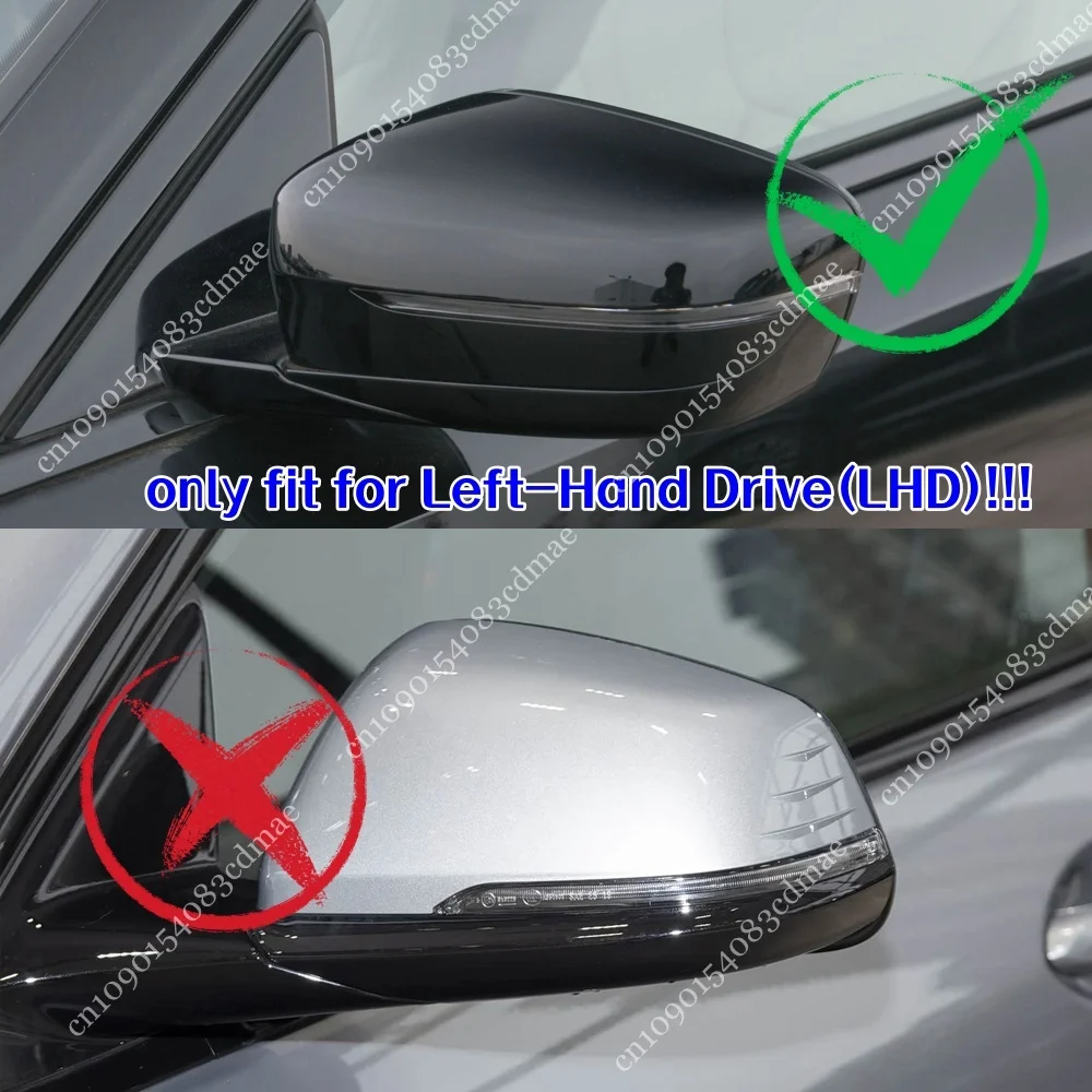 M Style Rearview Mirror Cover Cap Replacement Parts Side Wing Trim For BMW 2 Series G42 Coupe 218i 220i 220d 225i 230i 2022-2024