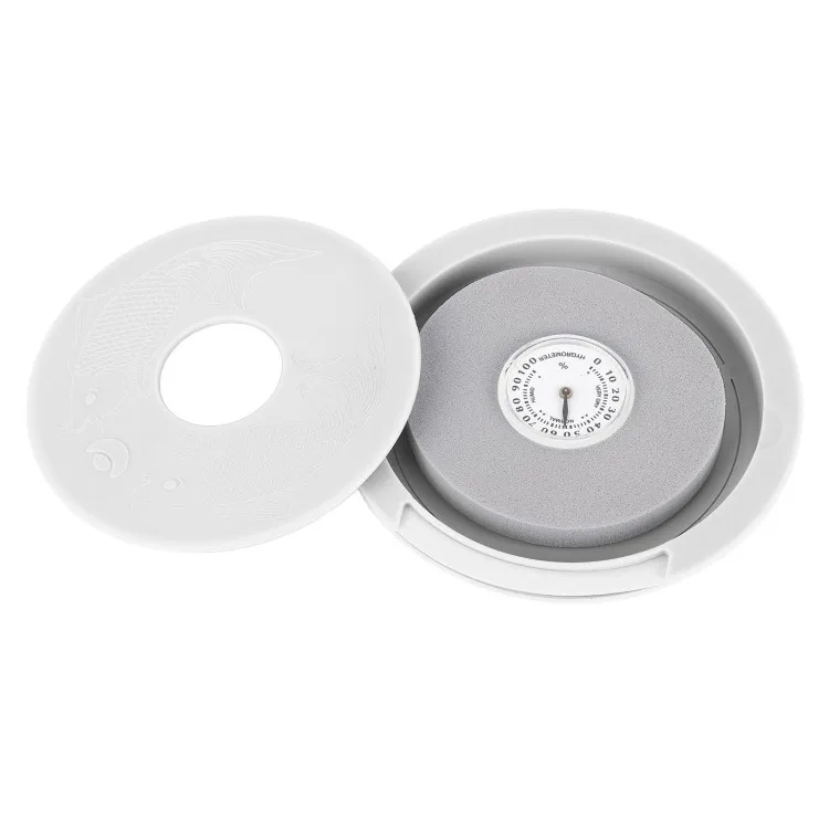 Guitar Soundhole Humidifier with Hygrometer Humidity Gauge Folk Acoustic Guitar Sound Hole Humidifier Black