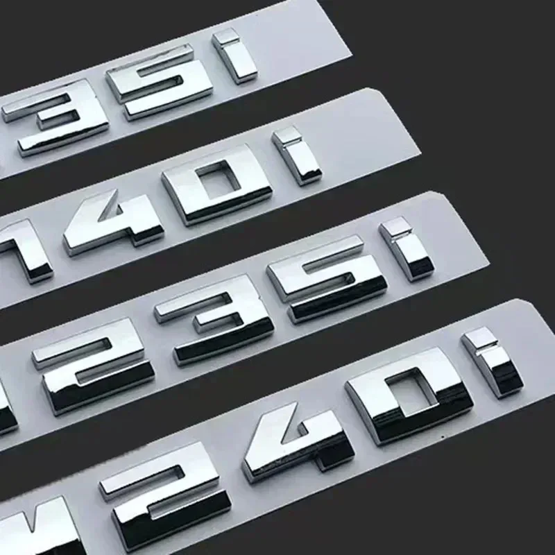 

3D ABS Rear Boot Trunk Emblem Badge Logo Car Stickers for F10 F30 E36 E90 M M140i M240i M340i M440i M540i M640i M740i