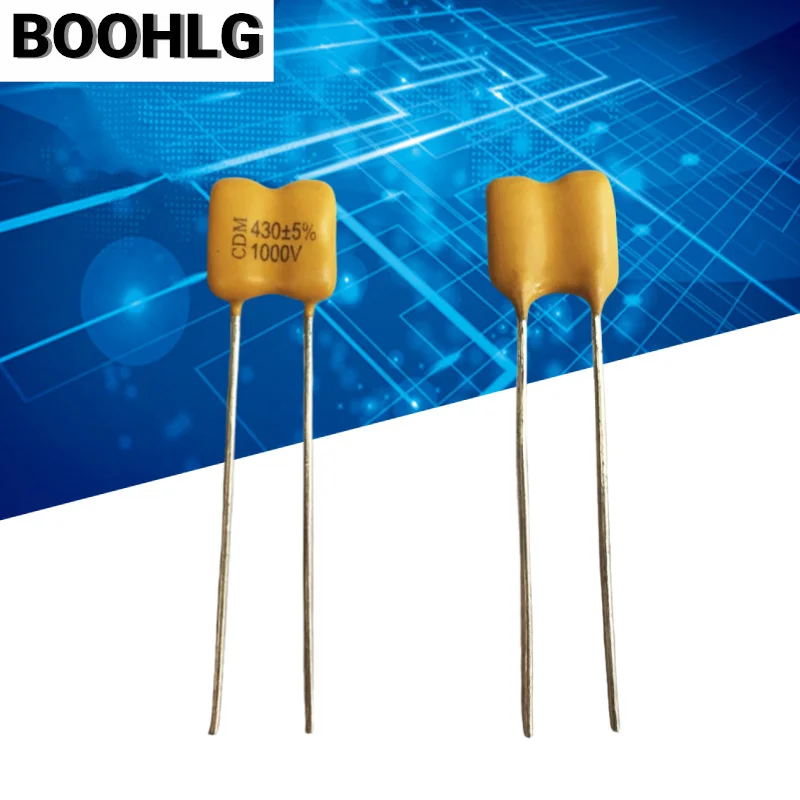 

2PCS mica capacitor CDM430PF ��5% 1000V can replace 390PF 470PF Brand new original imported