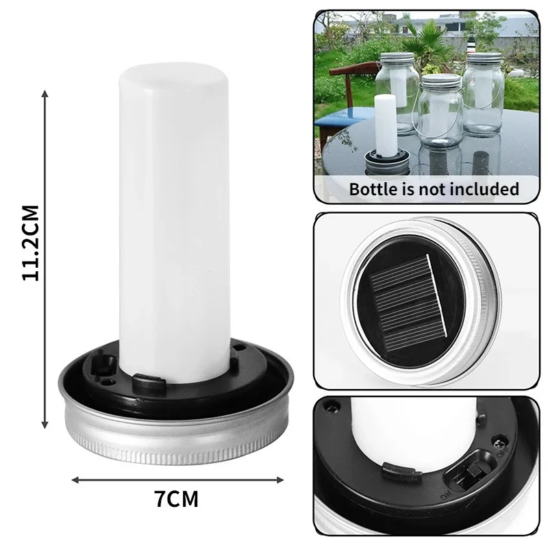Solar lampen Haupt dekoration Atmosphäre Nachtlicht Outdoor Indoor dekorative Licht Flamme Kerze Laterne Beleuchtung