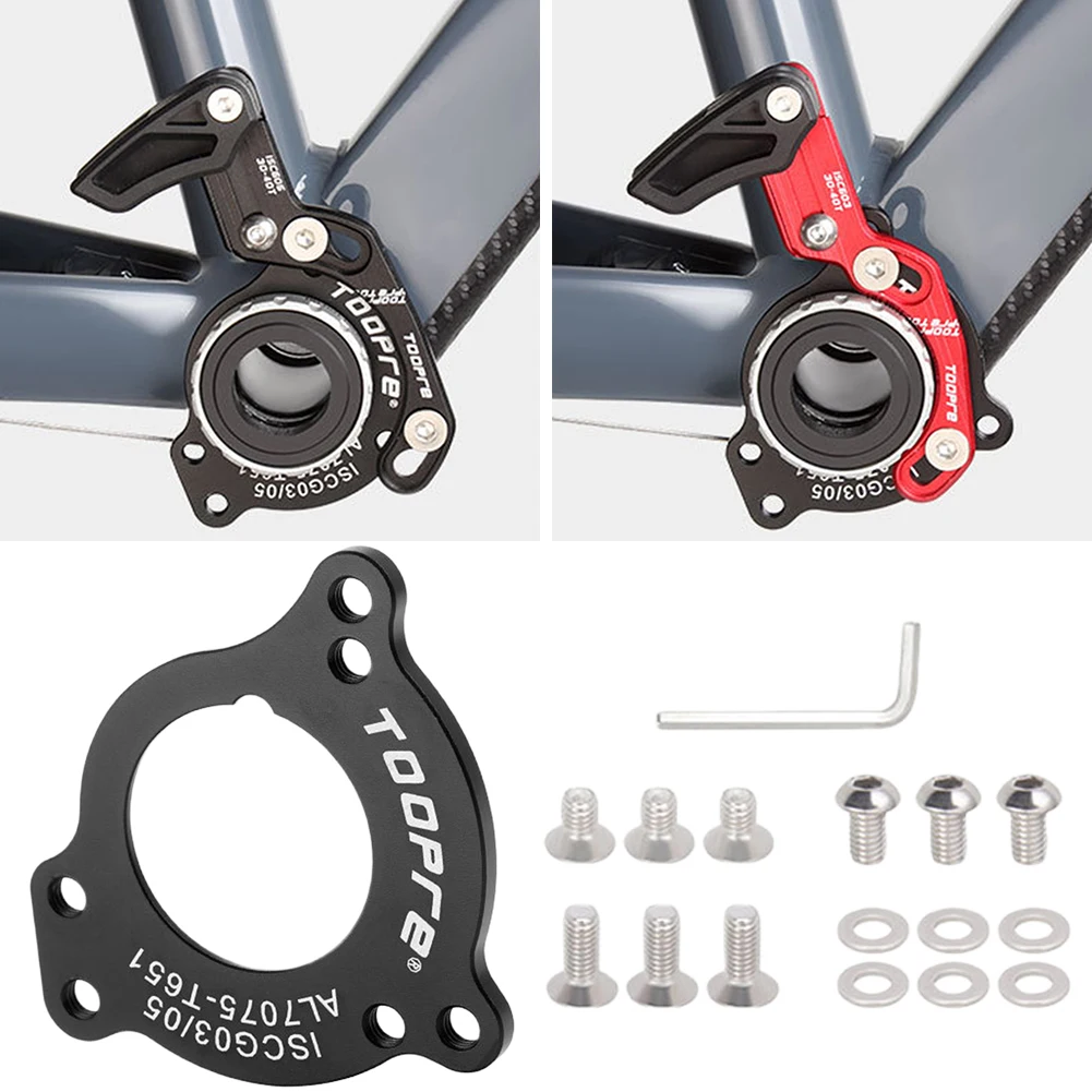 Bicycle Chain Guide ISCG03 ISCG05 Bike BB Adapter Bottom Bracket Chain Guide Plate Adapter Conversion with Screws Cycling Parts