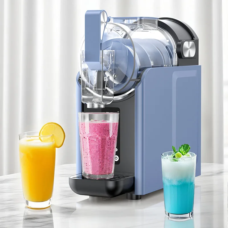 Household slush machine, 2L ice drink machine, with 2 preset programs, no ice cubes required, can make margarita slush