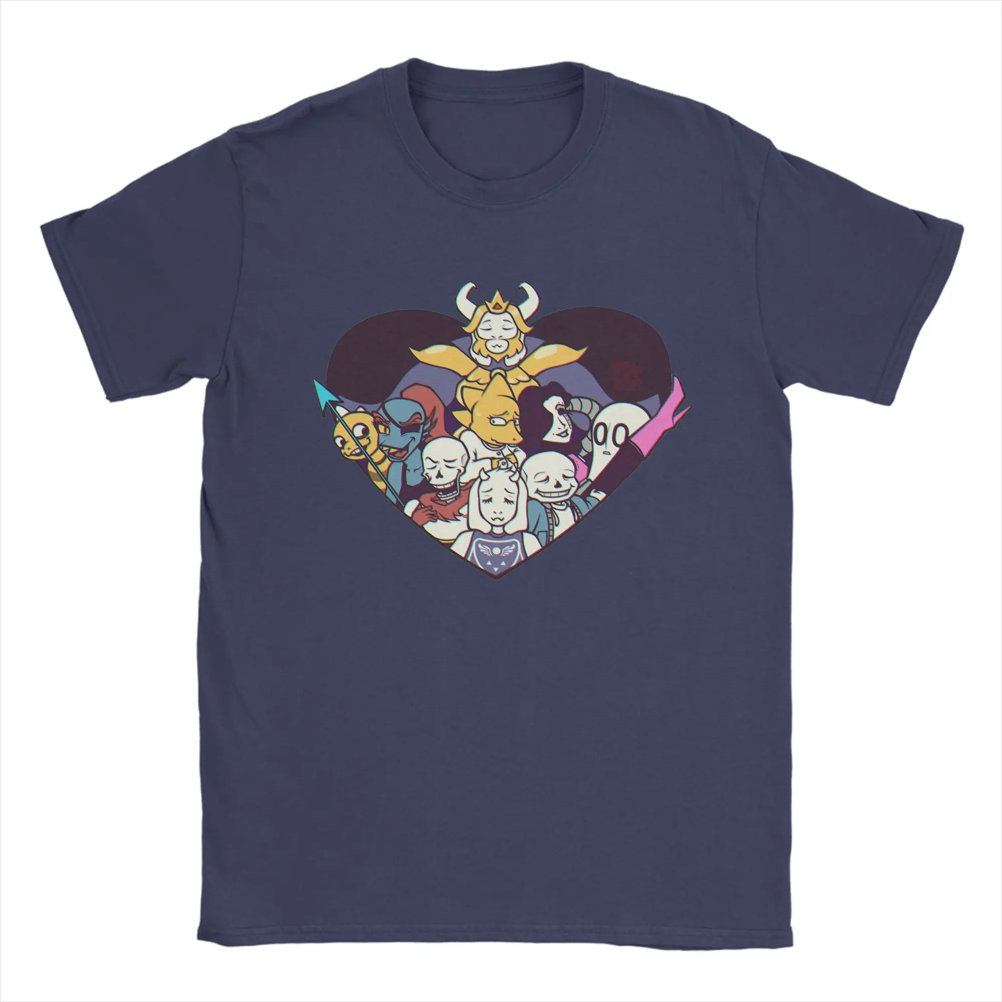 Camiseta de 4º aniversário de Undertale para homens e mulheres, camisetas exclusivas de algodão puro, gola redonda, manga curta, roupas em tamanhos gr