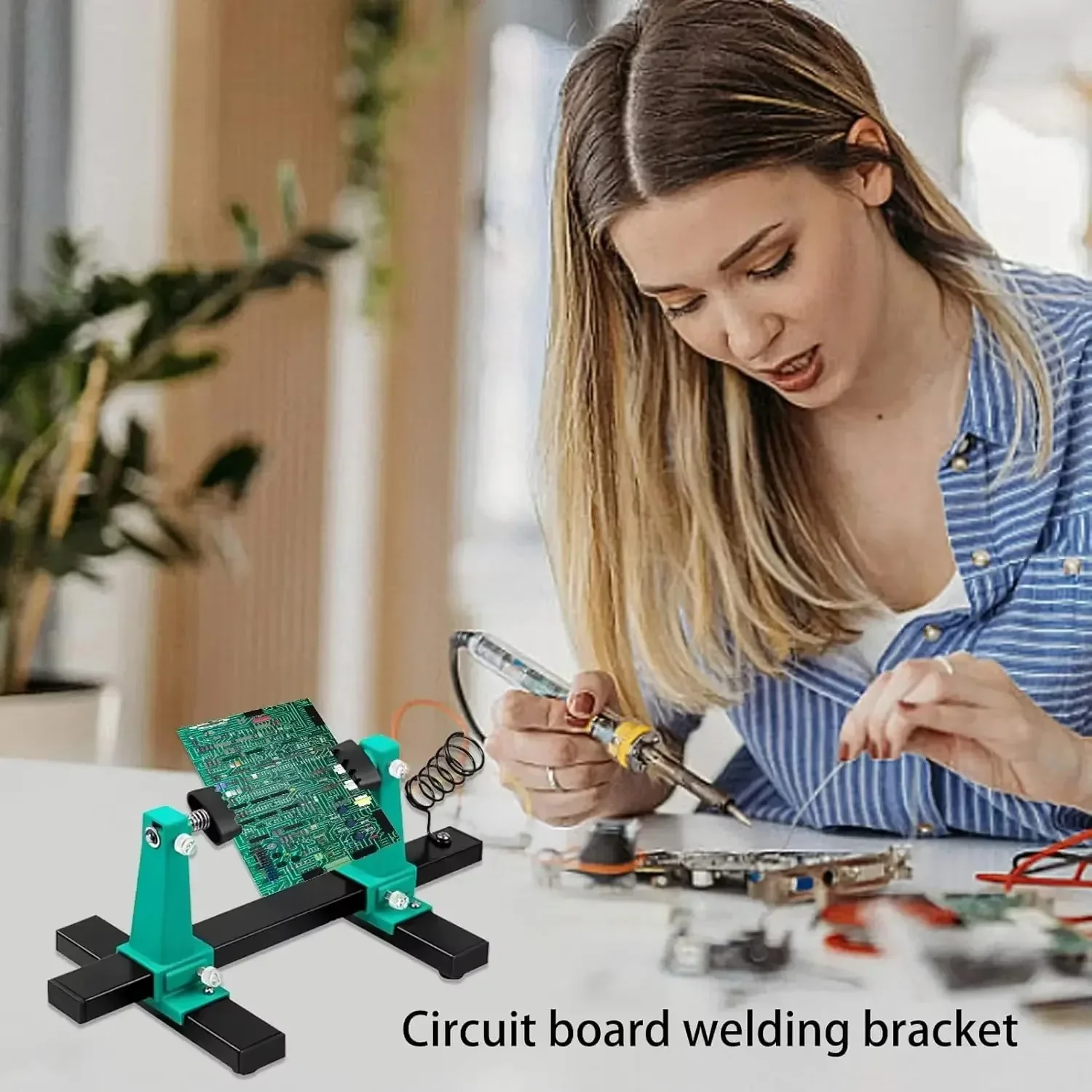 Picture 7: Multiple Specifications MainBoard Circuit Board Maintenance Holder Adjustable Circuit Board Jig Soldering Assembly Stand Clamp