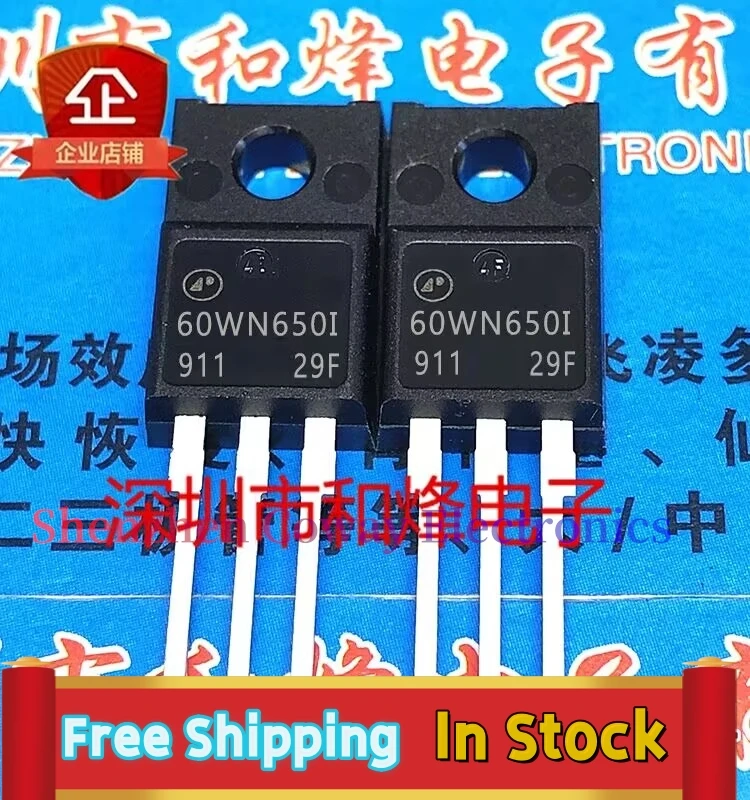 10PCS-30PCS  AP60WN650I 60WN650I  TO-22F MOS  In Stock Fast Shipping