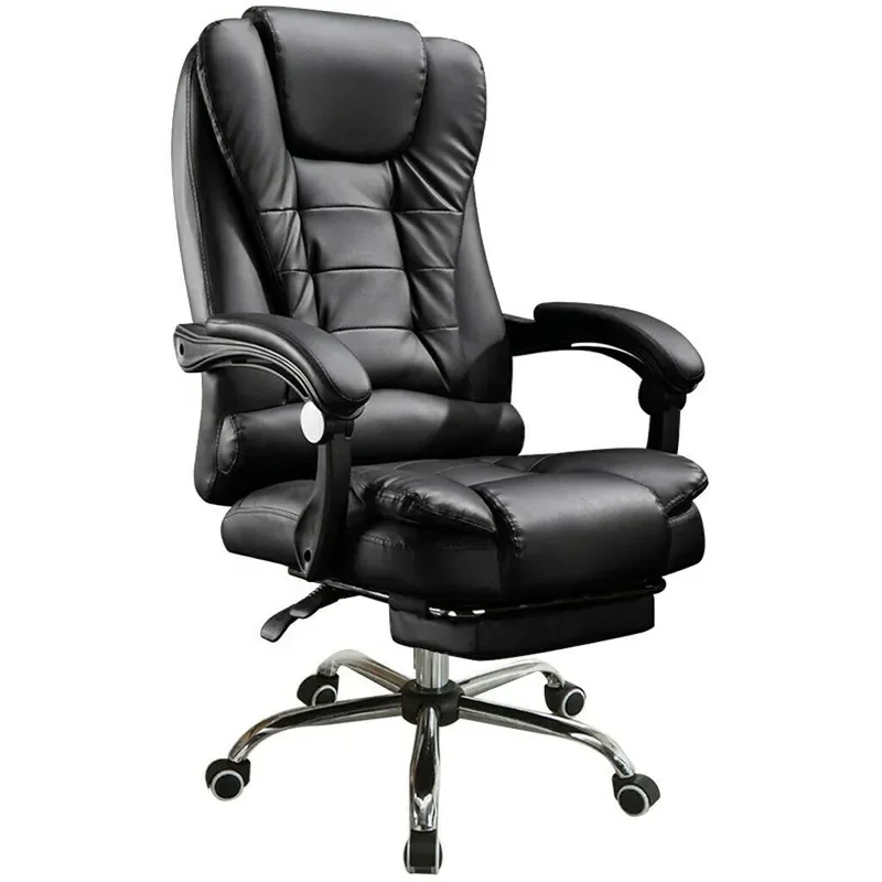 

Manufacture Luxury Modern Manager High Black Office Furniture Chairs Leader PU Leather Swivel Executive Ergonomic Office Chair