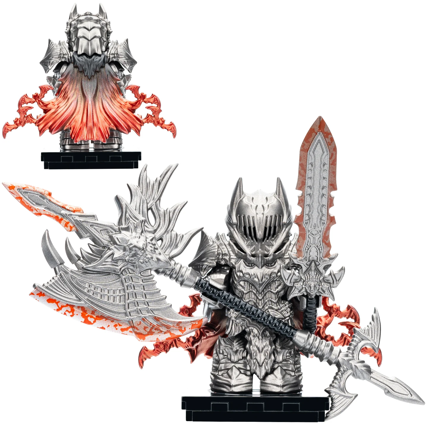 Drittanbieter-Bausteine Figuren-Bausatz Kompatibel mit Ritter des Windes Gус Mad WarriorLE18