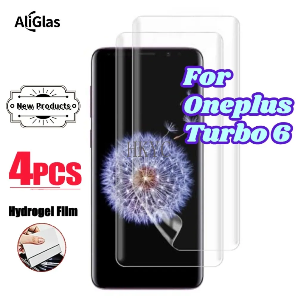 

4 шт. в упаковке, мягкие гидрогелевые пленки для Oneplus Turbo 6, ультрапрозрачная защитная пленка для экрана, подходит для Oneplus Turbo 6, защитная пленка-наклейка