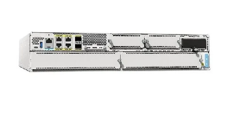 Plataforma 1RU série C8300-1N1S-4T2X 8300 com 1 slot SM e 1 NIM mais roteador de portas Ethernet de camada de 2 x 10 Gbps e 4 x 1 Gbps