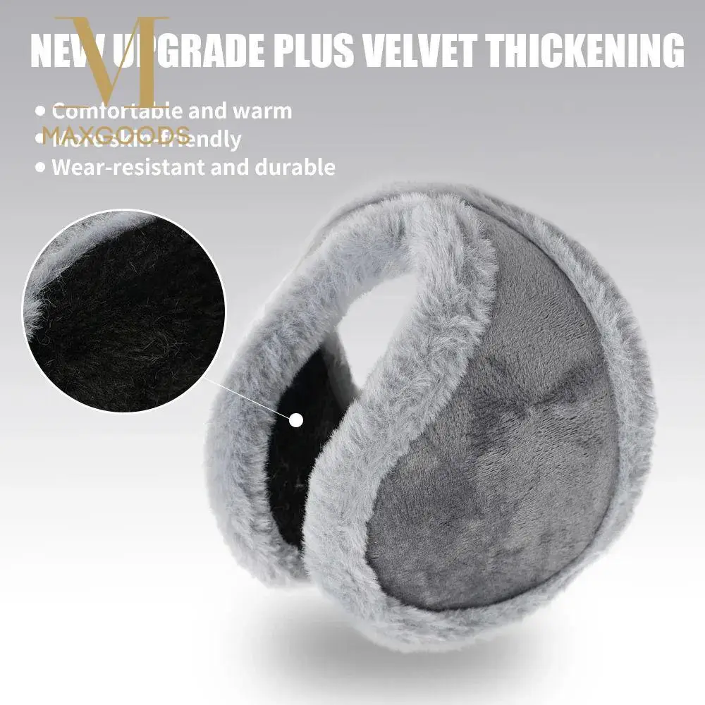 

прочные утолщенные плюшевые наушники, зимние теплые ветрозащитные теплые защитные наушники, мягкие флисовые наушники для мужчин и женщин