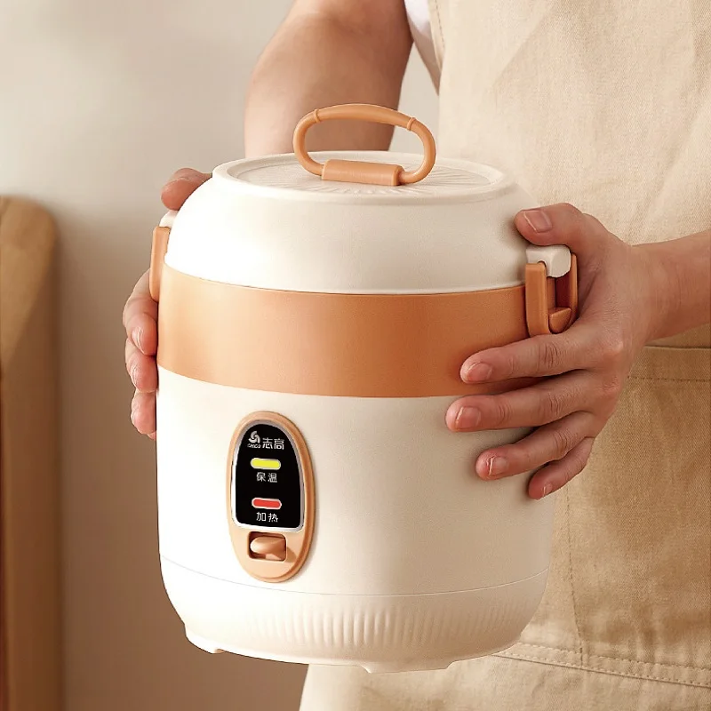 1.2L Mini Electric Rice Cooker Multi-function Electric Cooker Cooking Noodles Soup Pot Automatic Keep Warm For 1~2 People