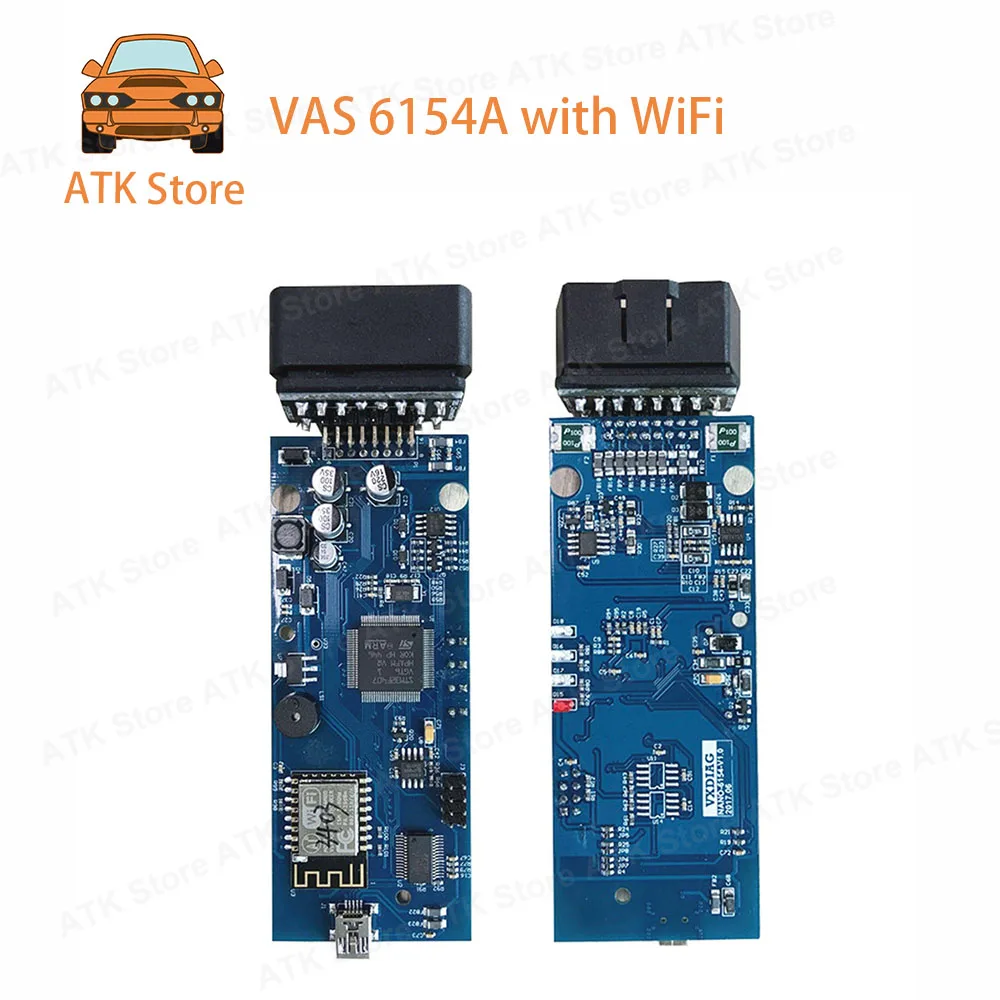 V-AS 6154A plus Online Support DO-IP CAN FD Protocol Cover All Model Function Newest Diagn ositc Tool V23.01 WIFI For Cars V-A-S