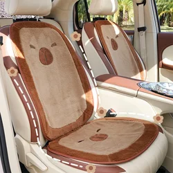 2024 Creative Cartoon Car Seat Cushion Pad Comfortable Soft Plush Auto Seat Cushion Cover Interior Decoration Car Accessories