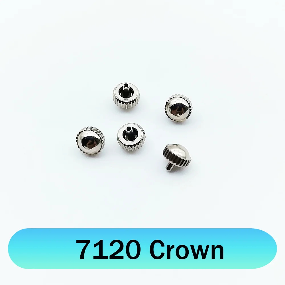10 قطعة ملحقات ساعة التاج مناسبة لرأس أجزاء إصلاح ساعة الحركة Shanghai 7120 SZ1 SS7 #1