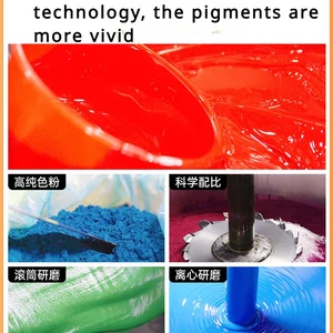 Semi-Matte finish acrylic colored painting, suitable for canvas, wood, fabric, leather, card, paper, mdf, crafts, 100ml, 1 bag 8 Main Sales Tinta Fabric - №8