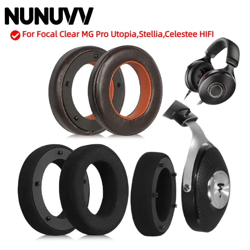 

Ear pads for Focal Clear MG Pro Utopia,Stellia,Celestee HIFI replacement Headset Headphones Earmuff Earpads Cover Cups