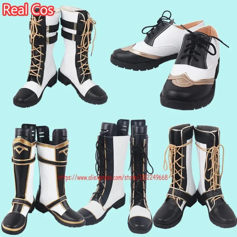 

RealCos Ensemble Stars Обувь для косплея Tsukasa Tsukinaga Leo Sena Izumi Sakuma Ritsu Narukami Arashi Обувь Сапоги Костюм