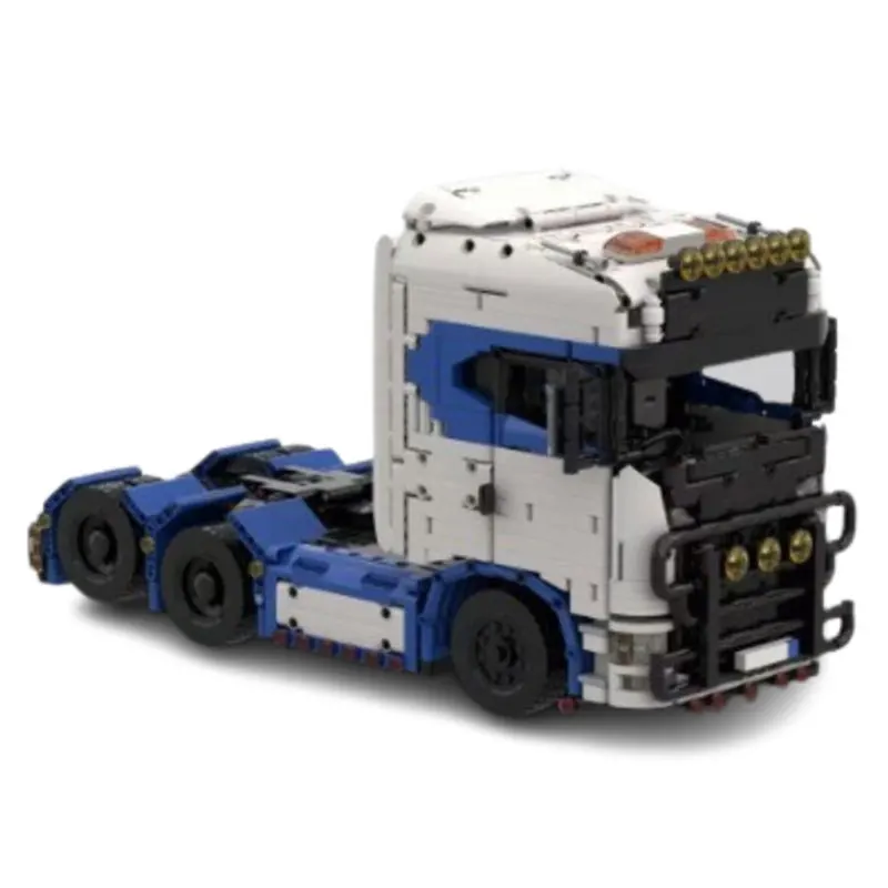 Spot MOC-204214 203789 Anhänger LKW LKW DIY kleine Partikel Montage Baustein Lernspielzeug Modell Geschenkset Ornament