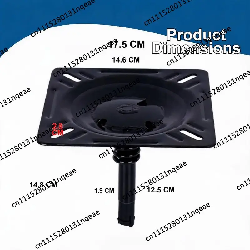 Luya Boat Fishing Seat Base, Wear-resistant and Rust-proof Rotating Bracket for Speedboat Boat