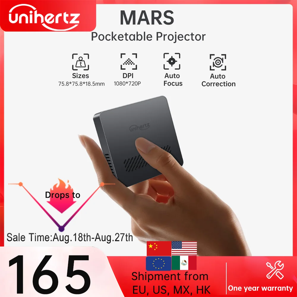 Мини-проектор Uniehrtz 8849 MARS DLP
