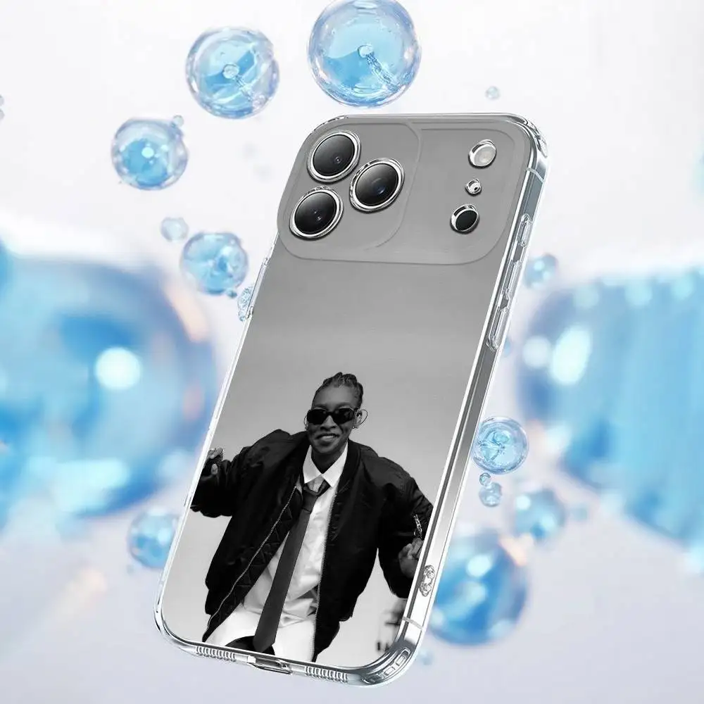 Funda de teléfono L-Little Simz Lotus para iPhone 17,16,15,14,13,12,11 Plus,Pro,Max,Plus,E,SE4,Air,Mini transparente