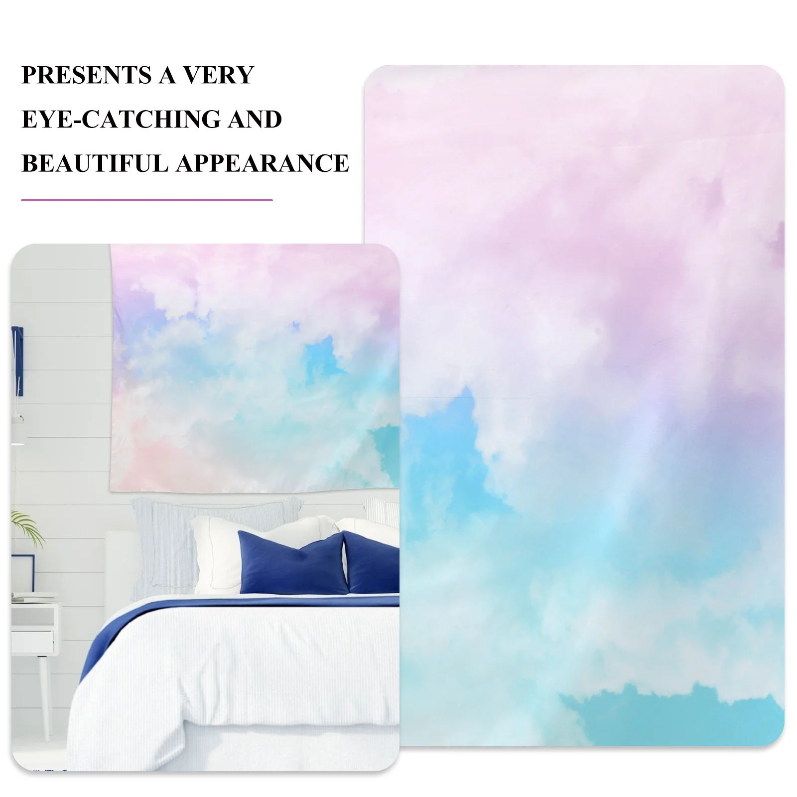 

Photography Backdrop Cloth Colorful Pattern for Wedding Party Valentine Decor Tapestry Background Backdrop Cloth