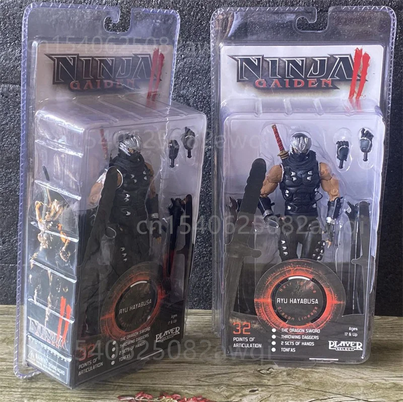 Bandai NECA Ninja Gaiden Falcon Dragon Ryu Hayabusa Acchion Figuur Revoltech Amazing Yamaguchi Ryu Hayabusa Ninja Gaiden Anime