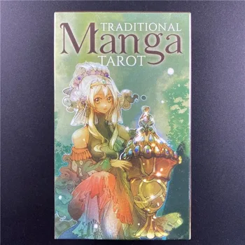 Traditionelle Manga Tarotkarten Englische Oracle-Karten Frauen Mädchen Tarot Deck Brettspiel