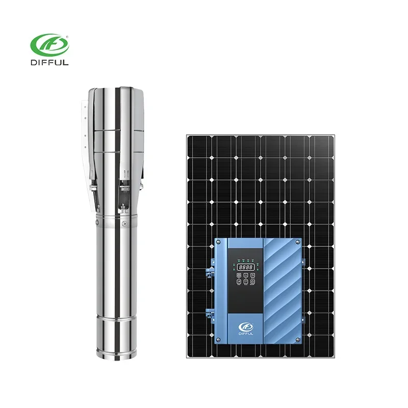 Difful Factory  3HP   Solar Dc  Water Pump  Agriculture Solar