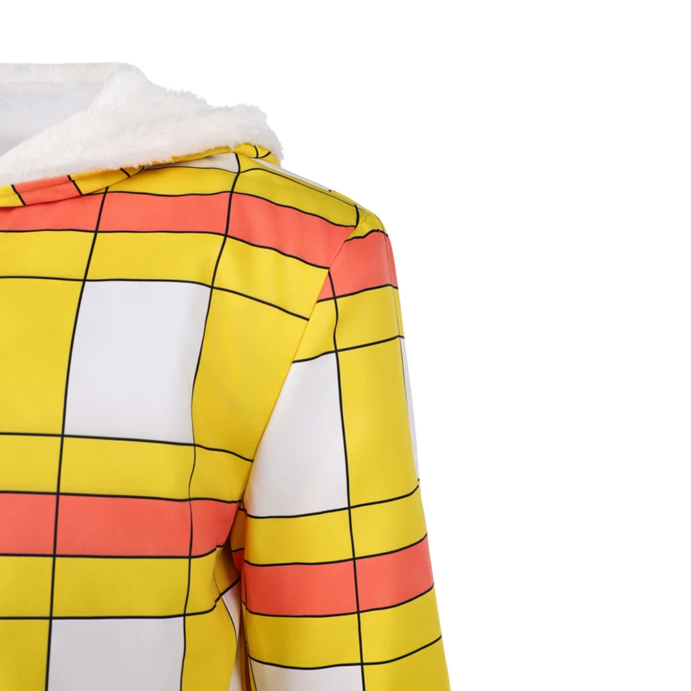 

Luffy Coat Cosplay Costume Men Fantasia Yellow Hooded Jacket Anime Navigator Roleplay Tops Outfit Halloween Carnival Party Suit