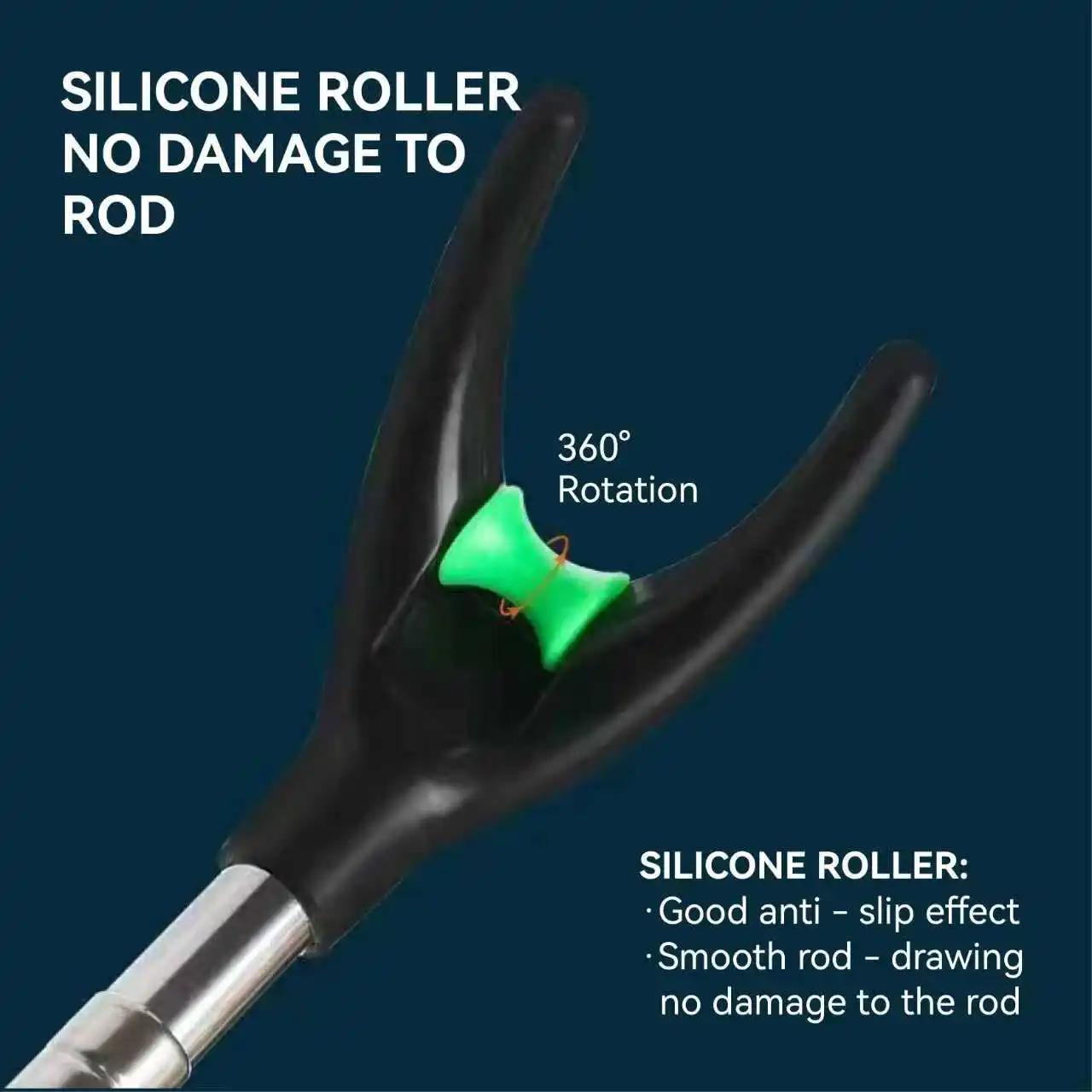 سميكة تلسكوبي الصيد رود قوس الصيد رود ثنائي الغرض قوس الصيد رود حامل 1.7 متر/2.1 متر/2.4 متر جديد الفولاذ المقاوم للصدأ