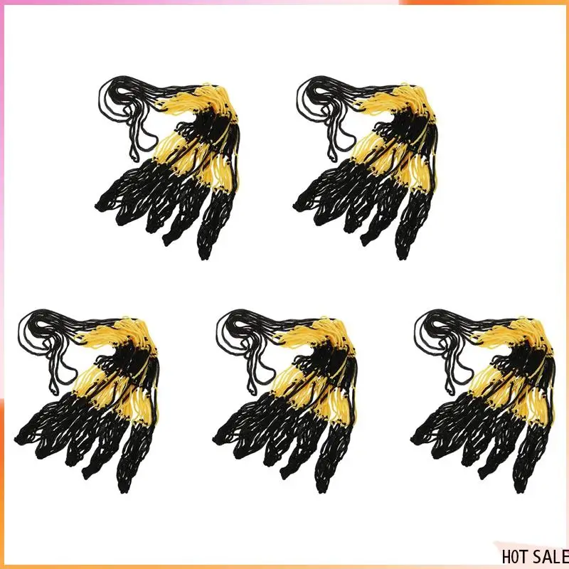 B72A 25 قطعة نايلون صافي حقيبة الكرة الناقل ل 1 الكرة الطائرة كرة السلة كرة القدم