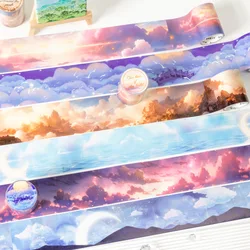 1pcs/1lot Scrapbooking Stickers Decorative Adhesive Tapes Journey to the Sky Japanese Stickers