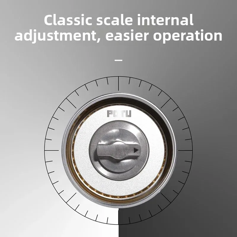 جديد 48 مللي متر التيتانيوم تصفيح سكين مسطح طاحونة اليد دليل النمط الإيطالي العالمي دليل مطحنة القهوة 20 جرام بالسعة متعددة الوظائف