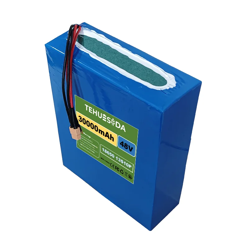 48V 30Ah 13S10P Lithium Battery Pack 48V 30000mAh 250-2000W Citycoco Motorized Scooter Batteries Built in 20A BMS