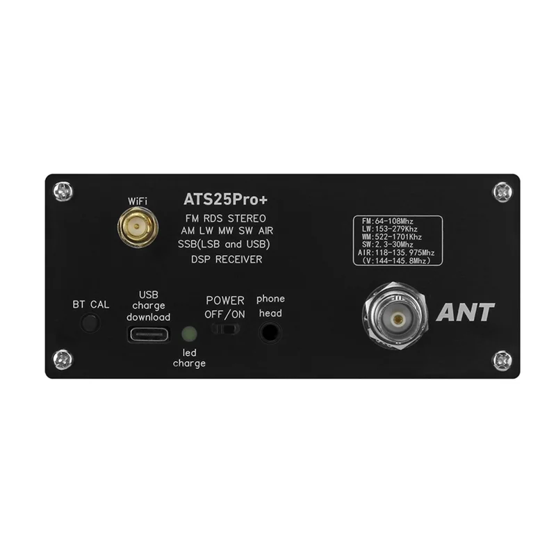 

ABZW ATS25 Pro+ AIR Full Band Radio Receiver FM SW SSB MW LW AIR SDR Aviation Band Receiver Supports Bluetooth WIFI