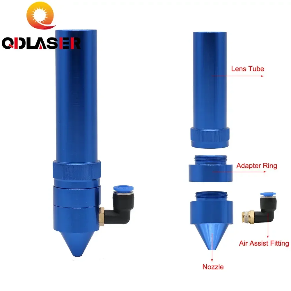 QDLASER جودة عالية CO2 الليزر رئيس التركيز عدسة 20 مللي متر مرآة عاكسة 25 مللي متر جبل متكامل لآلة القطع والنقش بالليزر #4