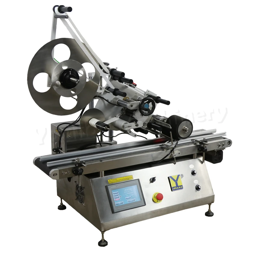 MT-160พลาสติกกระเป๋าหนังสือติดฉลากอัตโนมัติเครื่องติดหมวกกล่องไข่โรงแรมม้วนกระดาษเครื่องสำอาง Labeler