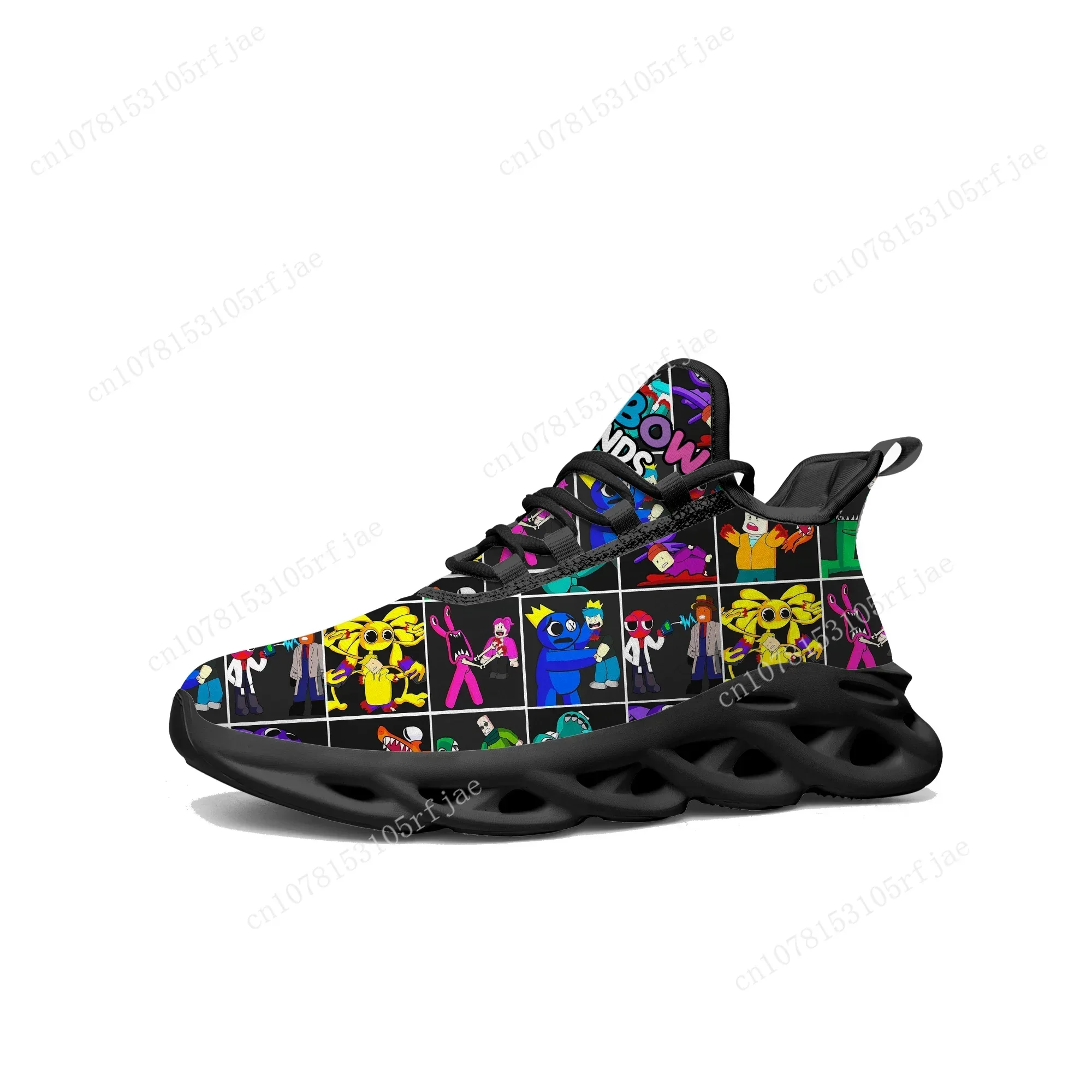 R-rainbows-Zapatillas planas f-friends para hombre y mujer, zapatos deportivos de alta calidad con cordones, hechos a medida