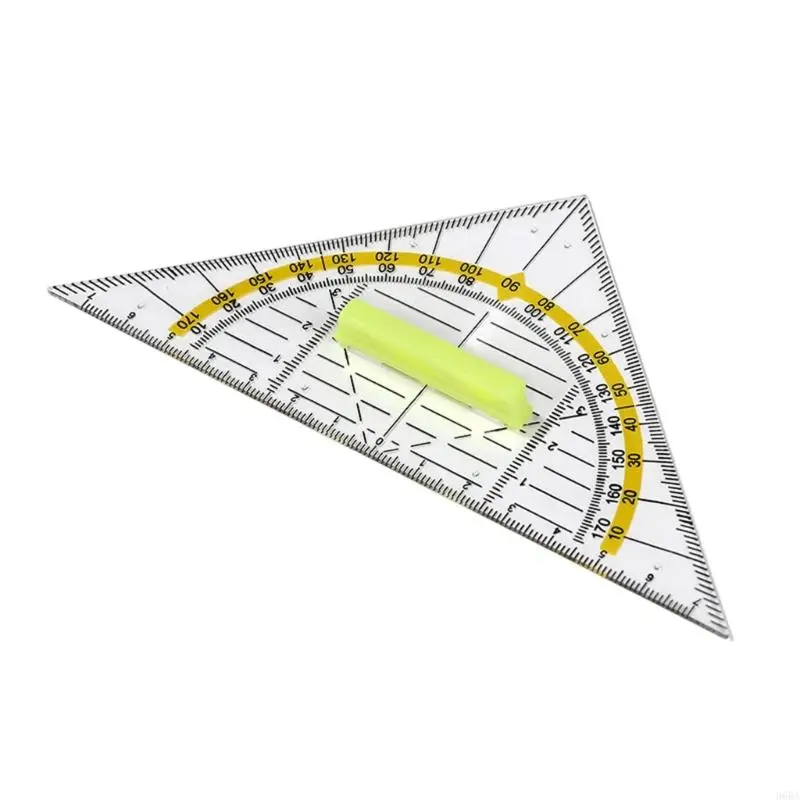 96BA Innovative Triangular Ruler for Architects and Engineers Plastic Material