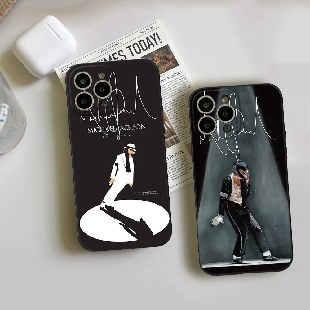 FOR IPhone 13 Pro Max Michael Jackson Phone Case FOR IPhone 14 12 13 7 8 Plus X SE 2020 XR 11 12 Mini XS MAX Covers