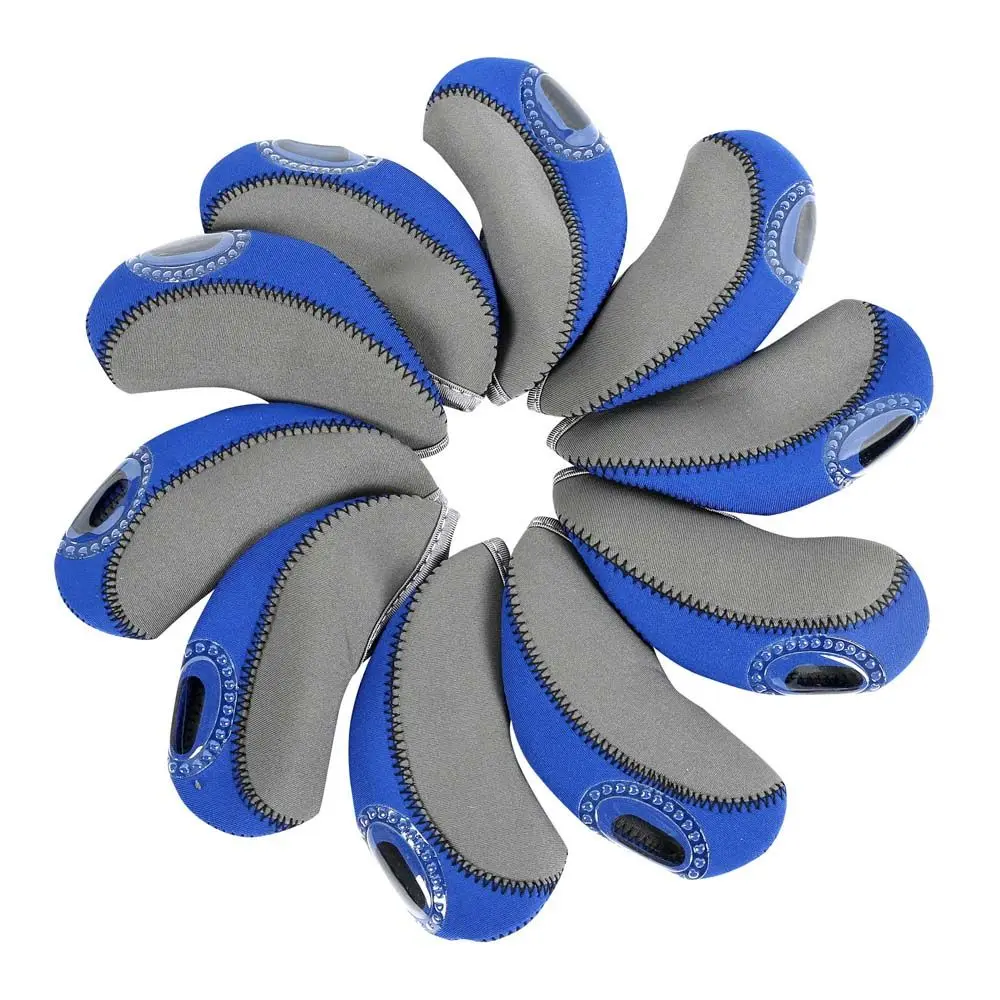 يغطي مجموعة الحديد إسفين حامي الغطاء الواقي نادي الغولف غطاء رأس الغولف جولف الحديد غطاء الرأس جولف أغطية الرأس حامي #3