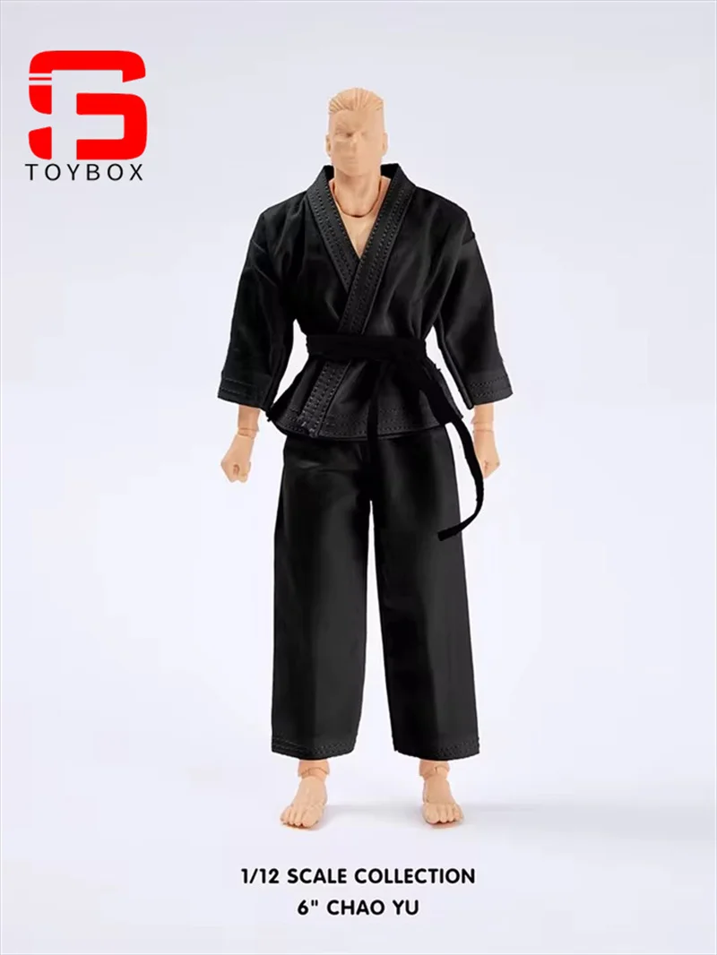 Maßstab 1:12 Taekwondo Uniform Kampfsport Anzug Kleidung Modell für 6'' Romankey Männliche Soldat Action Figur Körper Puppen