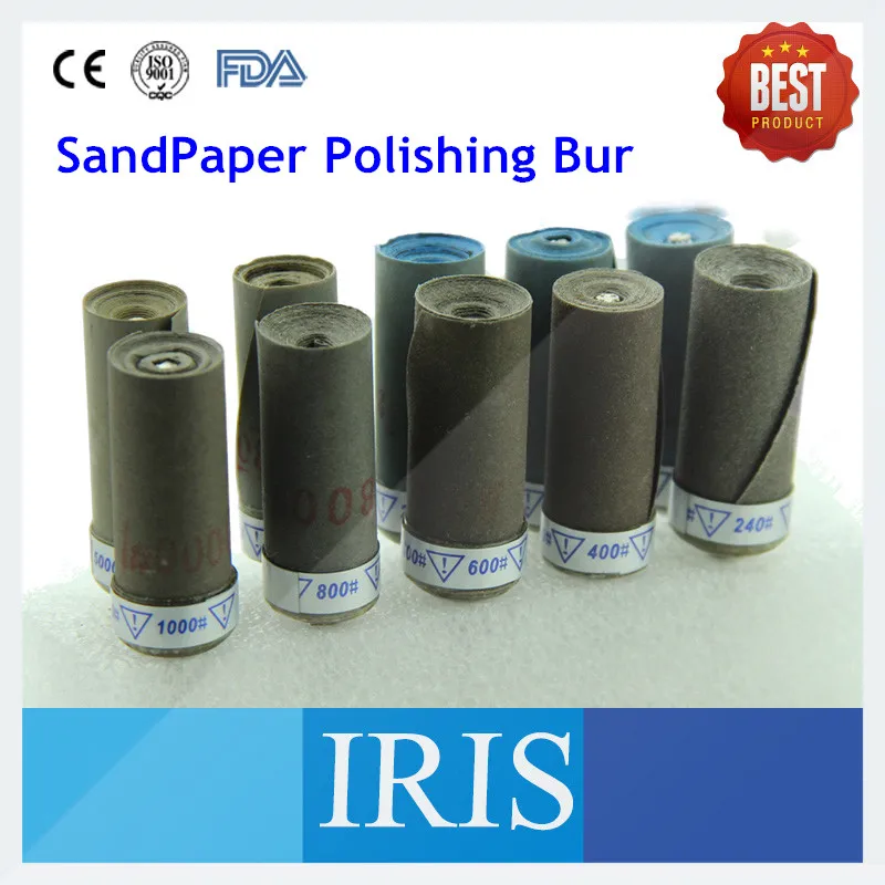 

5 Boxes (50pcs) Abrasive Sandpaper With Mandrel Zp100 Roll Sandpaper Water Sandpaper 240~5000 Mesh Sandpaper Polishing Burs Kit