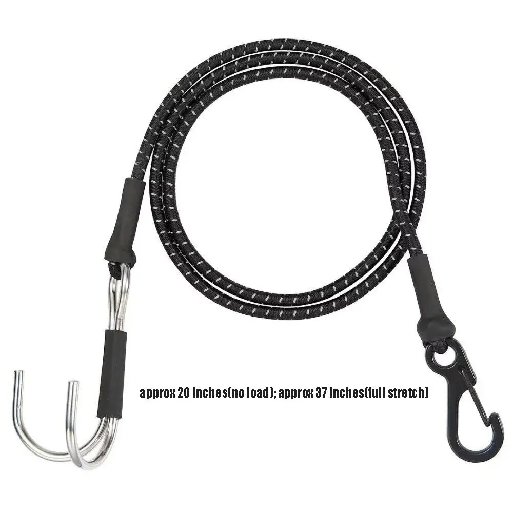 1/10 Kinetic Winch Strap Elastic Rope Rescue Trailer Hook for Axial SCX10 I II III TRX4 D90 RC Crawler view 6