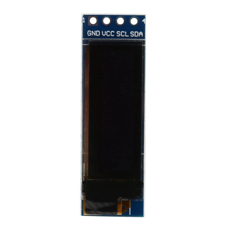 4 Stuks I2C Oled-display Module 0.91 Inch I2C SSD1306 Oled-display Module Wit Scherm Driver Dc 3.3 V-5 V Voor Arduino