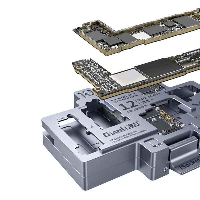 Motherboard Test Stand  12 Series 4 In 1 for Phone 12 PRO MAX MINI Layered Free Bonding Detection Repair Fixture