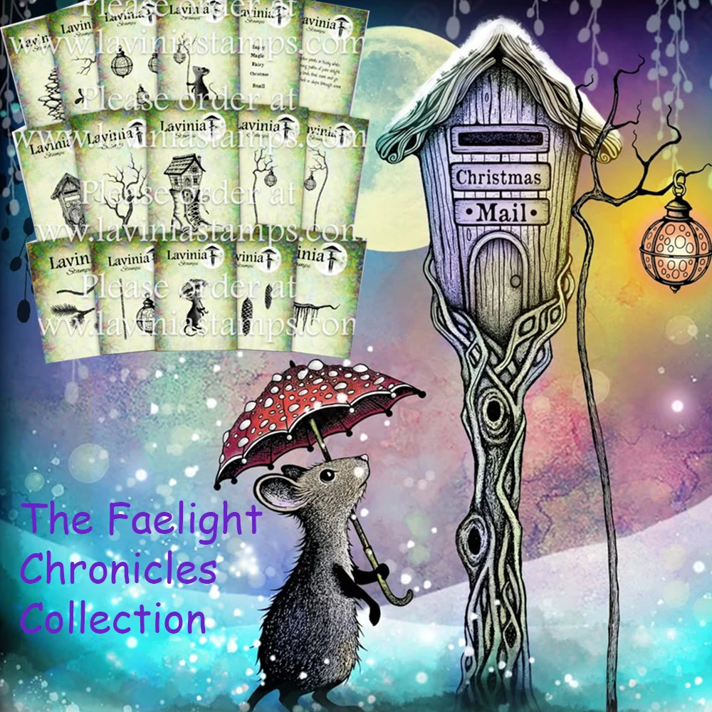 

Stamps Set DIY the Faelight Chronicles Stamp Scrapbooking Decoration Embossing Paper Card Painting Craft Template Christmas New