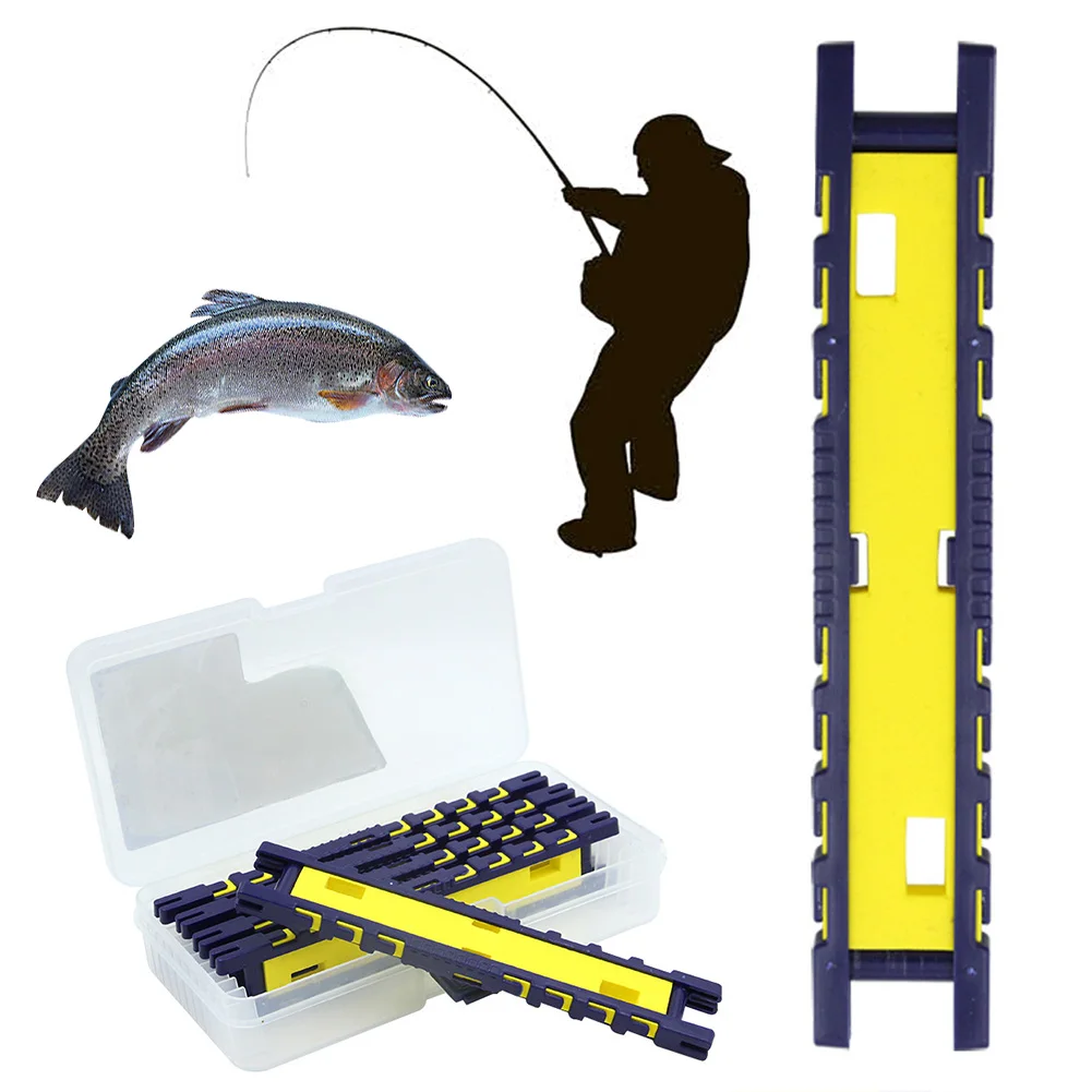 

5Pcs Fishing Line Board with Storage Box Fishing Line Winding Board Reusable Fishing Line Organizer Fishing Accessories